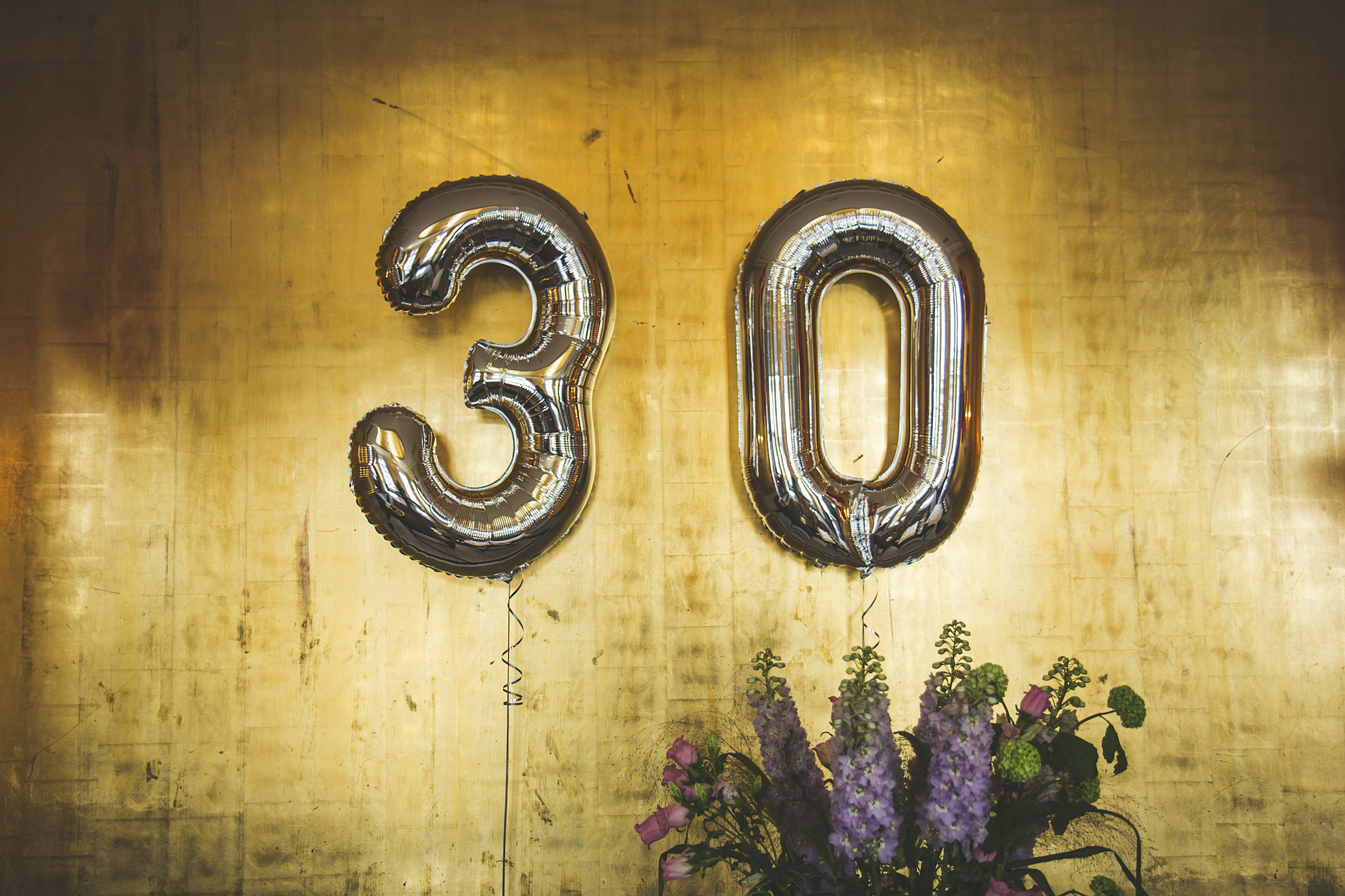 Striscione Olografico Per 30° Compleanno – Rosa, Lungo 3,9 M, Per Interni/esterni, Festa Di 30 Anni, Decorazione - 2