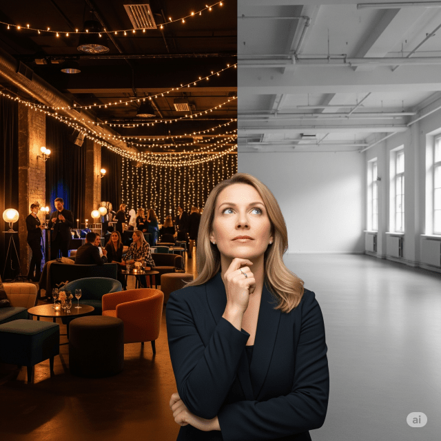 Location e organizzazione o solo affitto sala? Le differenze da conoscere prima di&nbsp;scegliere