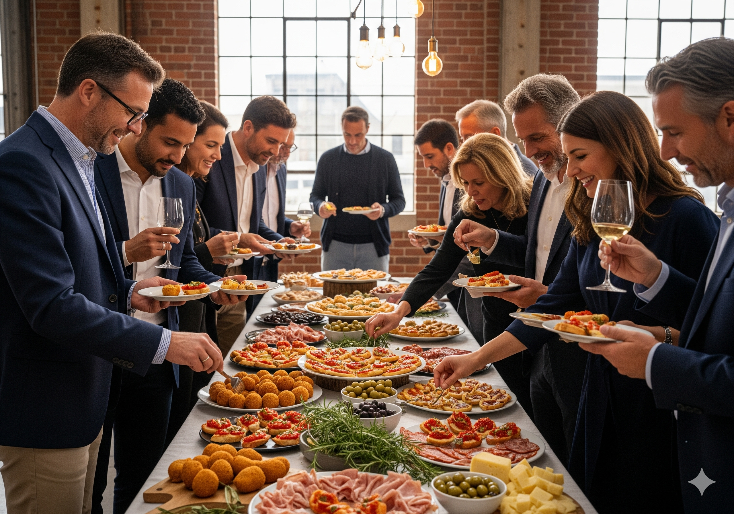 Cena a buffet: perché funziona più della cena seduta nelle feste private?